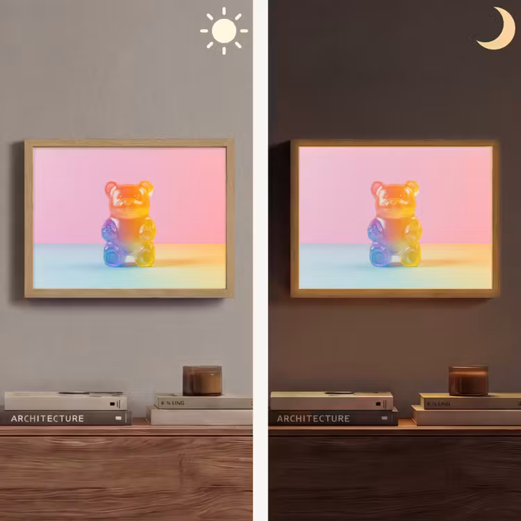 Pastel - Snoep Light Box met batterij (Wandlamp) middel -sfeer3