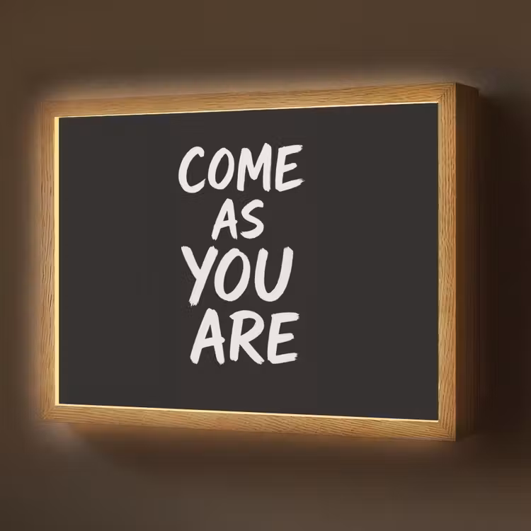 Quote - Zwart - Simpel Light Box met batterij (Wandlamp) middel -z3d_website
