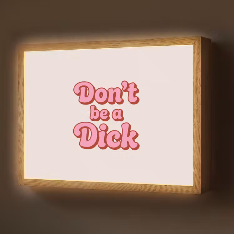 Tekst - Boodschap - Roze Light Box met batterij (Wandlamp) middel -z3d_website