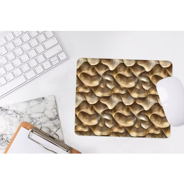 Abstract - Antiek - Goud muismat rubber klein 262 -witbureau