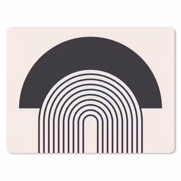 Mouse Pad - Abstract - Arch - Modern - Abstract - Boog - Modern muismat rubber klein