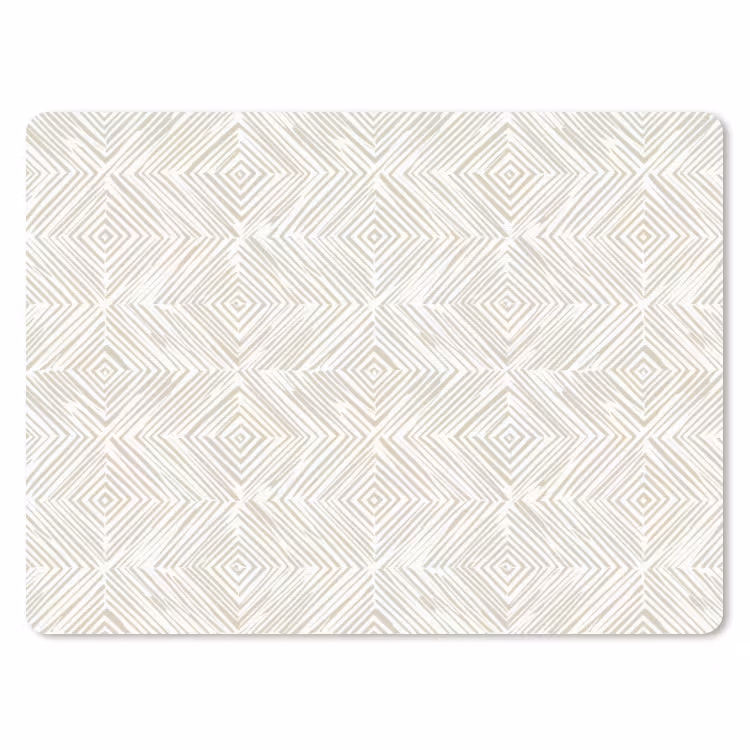 Abstract - Ruiten - Beige muismat rubber klein 262 -3d