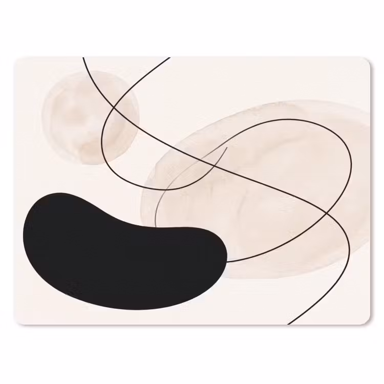 Mouse Pad - Abstract - Forms - Art - Abstract - Vormen - Kunst muismat rubber klein