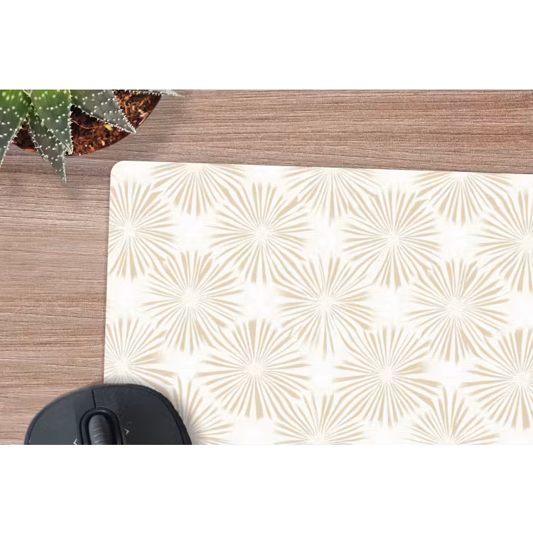 Abstract - Motief - Beige muismat rubber klein 262 -closeup
