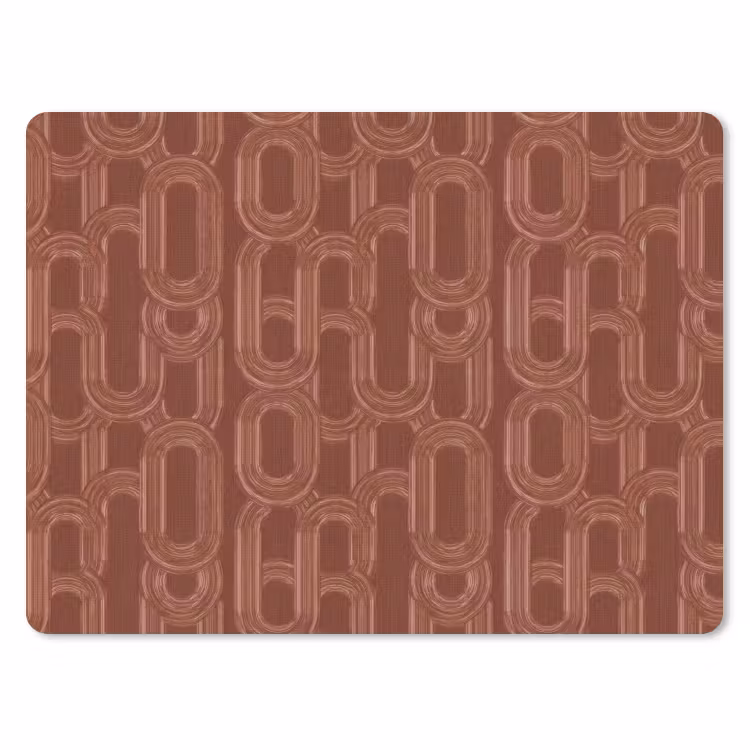 Abstract - Textuur - Bruin muismat rubber klein 262 -3d