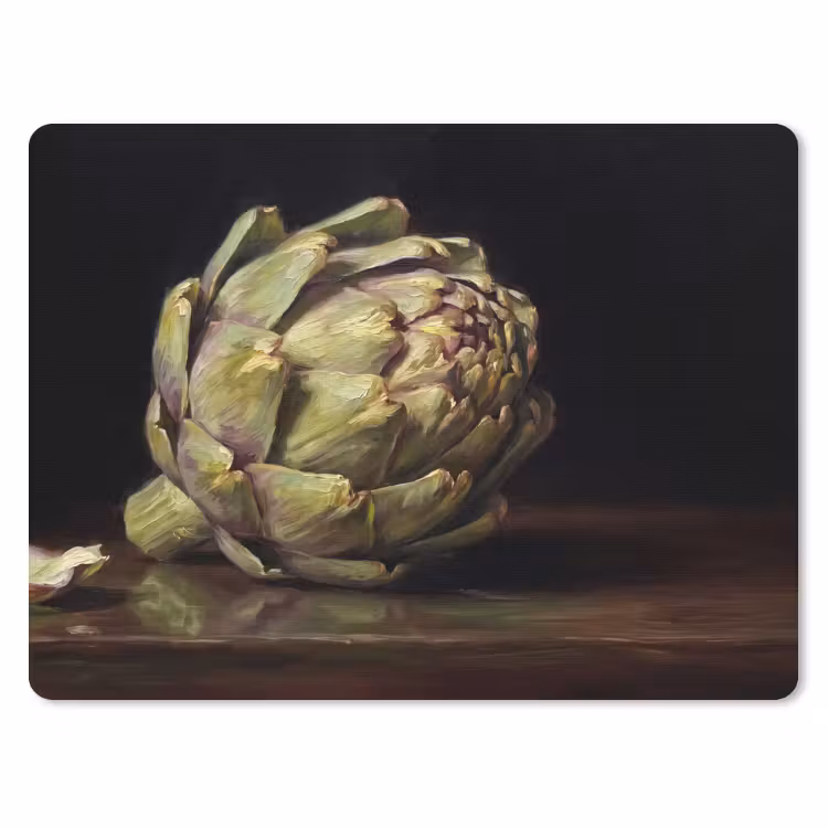 Mouse Pad - Artichoke - Food - Classic - Artichok - Eten - Klassiek muismat rubber klein