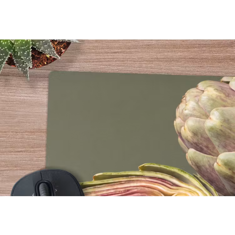 Mouse Pad - Artichoke - Purple - Food - Artisjok - Paars - Voedsel muismat rubber klein
