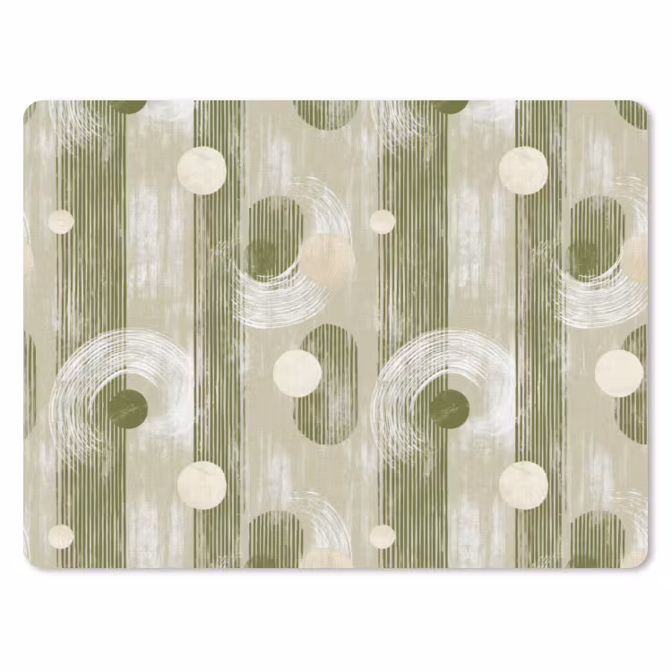 Artistiek - Modern - Groen muismat rubber klein 262 -3d