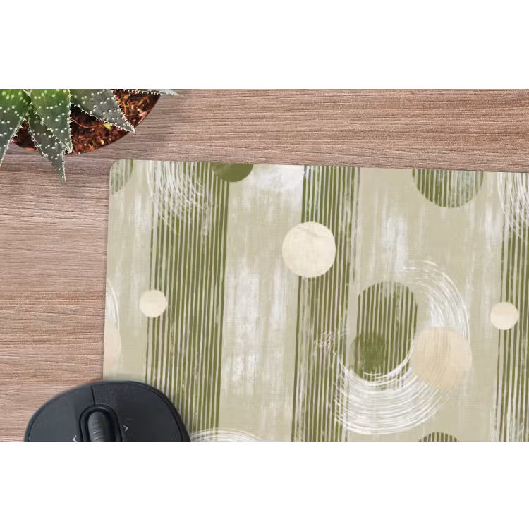Artistiek - Modern - Groen muismat rubber klein 262 -closeup
