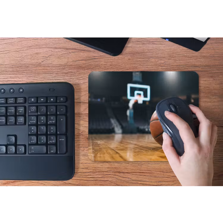 Basketbal - Arena - Sport muismat rubber klein -toetsenbord