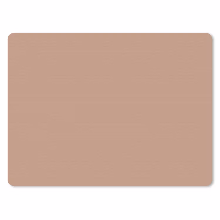 Beige - Kleur - Roze muismat rubber klein 262 -3d