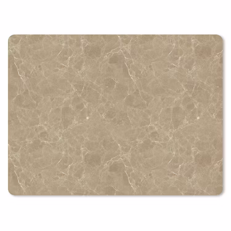 Beige - Marmer - Witte aders muismat rubber klein 262 -3d
