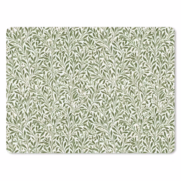 Botanisch - Takken - Groen muismat rubber klein 262 -3d