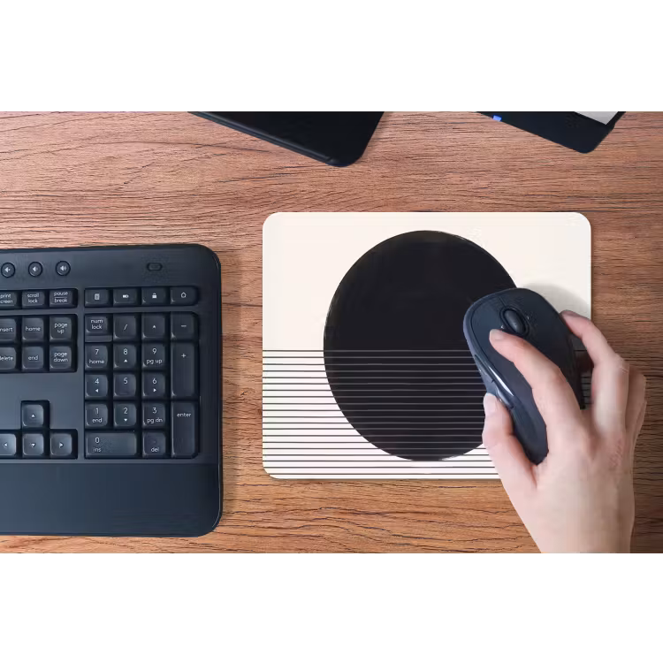 Mouse Pad - Circle - Lines - Abstract - Cirkel - Lijnen - Abstract muismat rubber klein