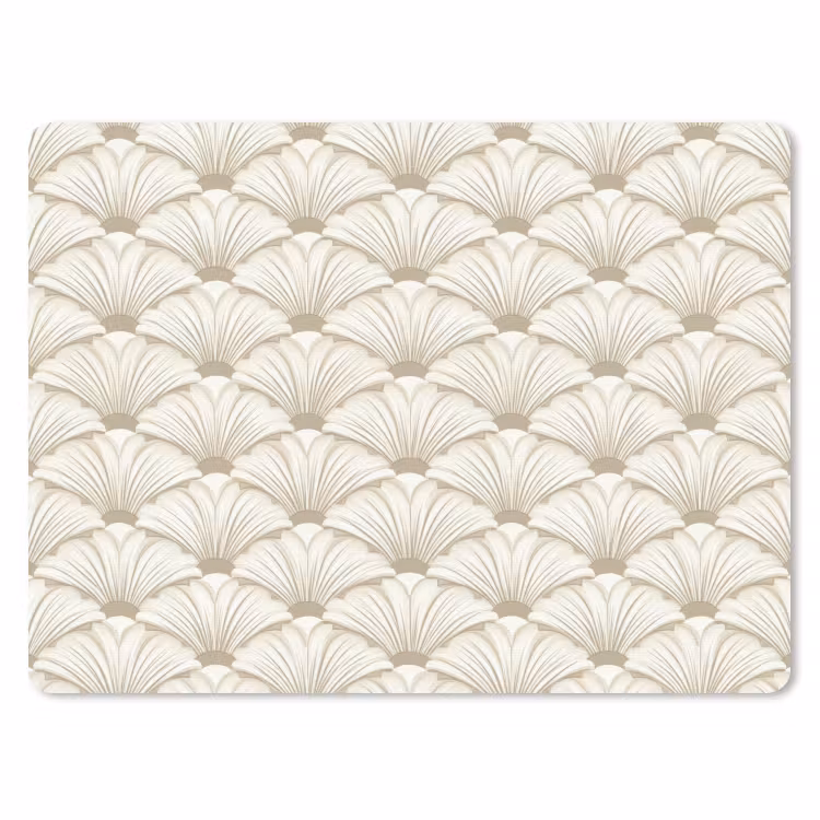 Klassiek - Art - Beige muismat rubber klein 262 -3d