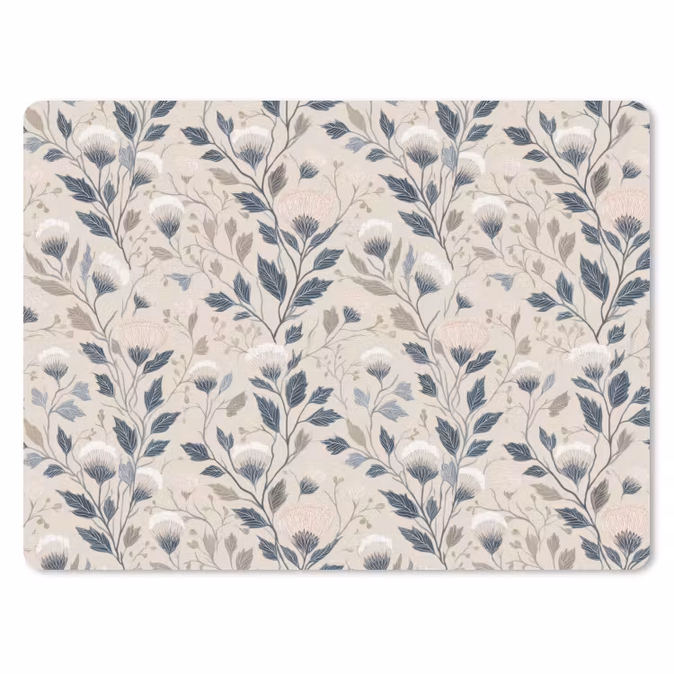 Klassiek - Botanisch - Kleurrijk muismat rubber klein 262 -3d
