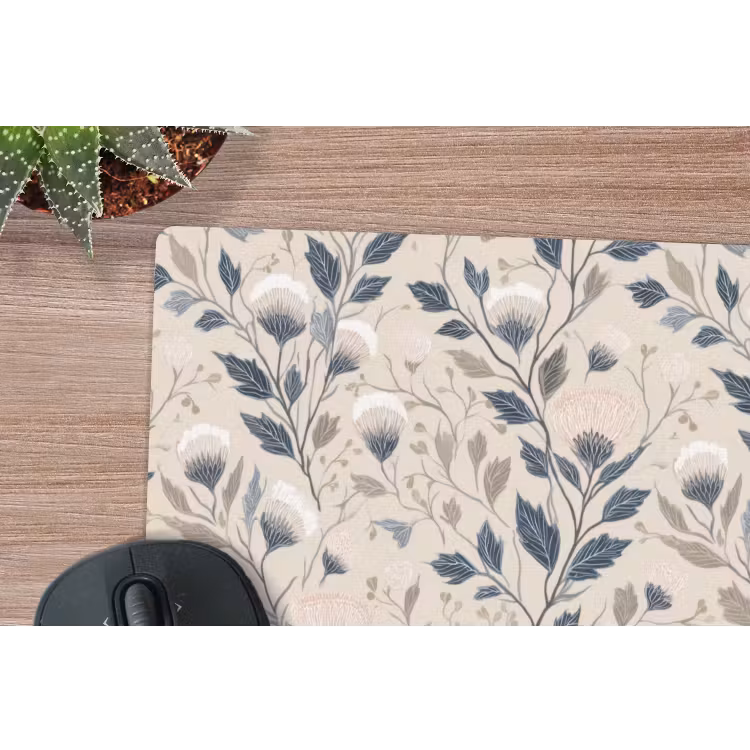 Klassiek - Botanisch - Kleurrijk muismat rubber klein 262 -closeup
