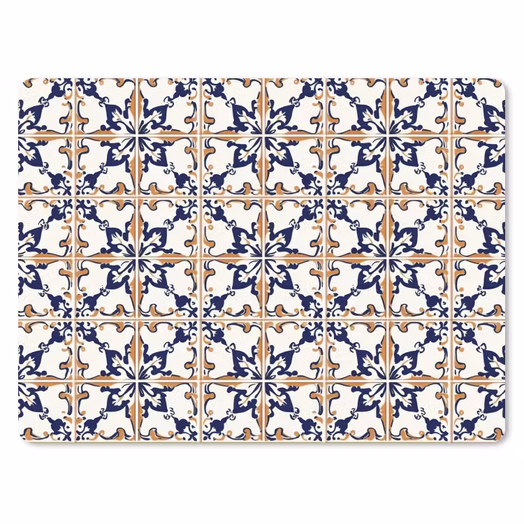 Klassiek - Patroon - Kleurrijk muismat rubber klein 262 -3d