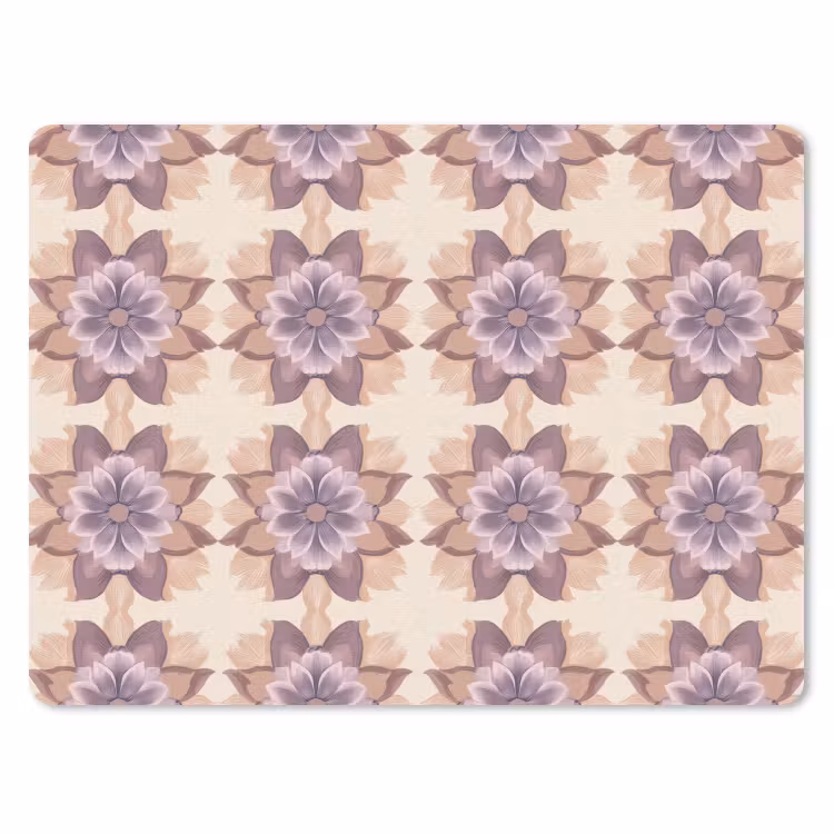 Klassiek - Patroon - Paars muismat rubber klein 262 -3d