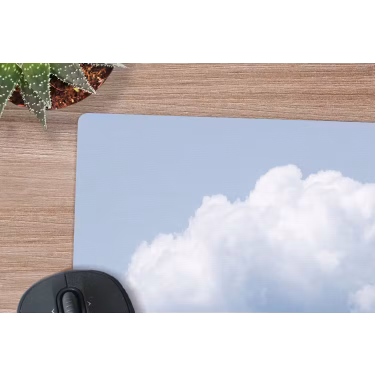 Mouse Pad - Cloud - Rain - Nature - Wolk - Regen - Natuur muismat rubber klein