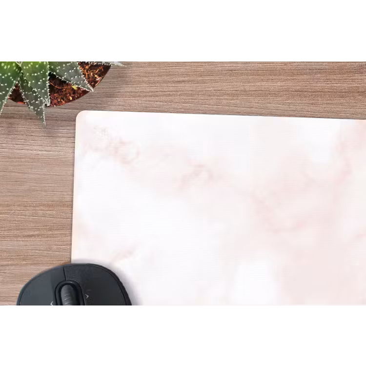 Wolkenstructuur - Roze - Marmer muismat rubber klein 262 -closeup