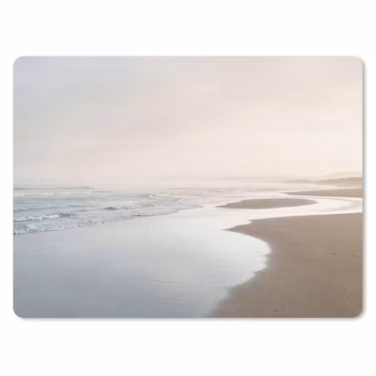 Kustlijn - Strand - Oceaan muismat rubber klein -3d