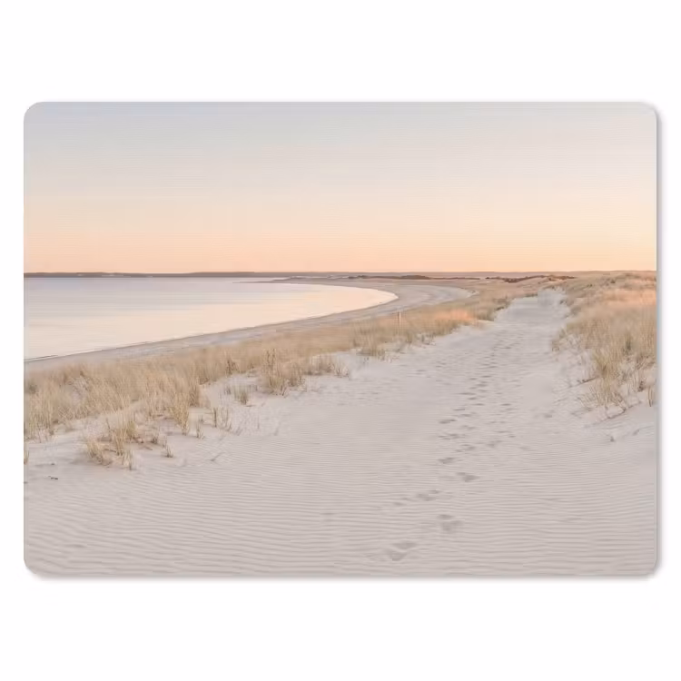Kustlijn - Horizon - Hek muismat rubber klein -3d