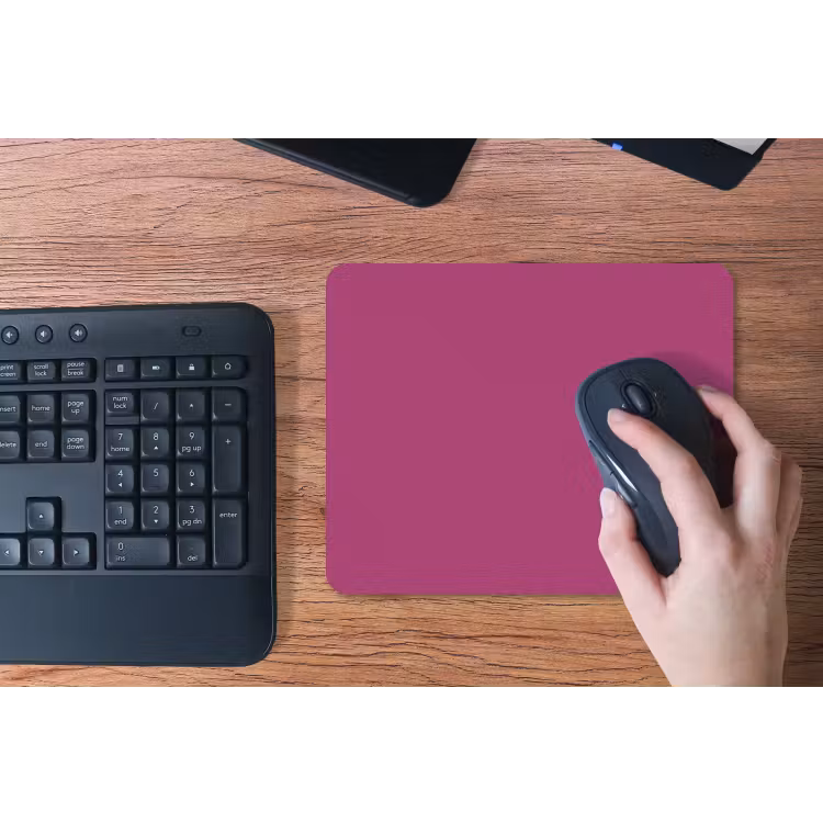 Deep - Magenta - Paars muismat rubber klein 262 -toetsenbord