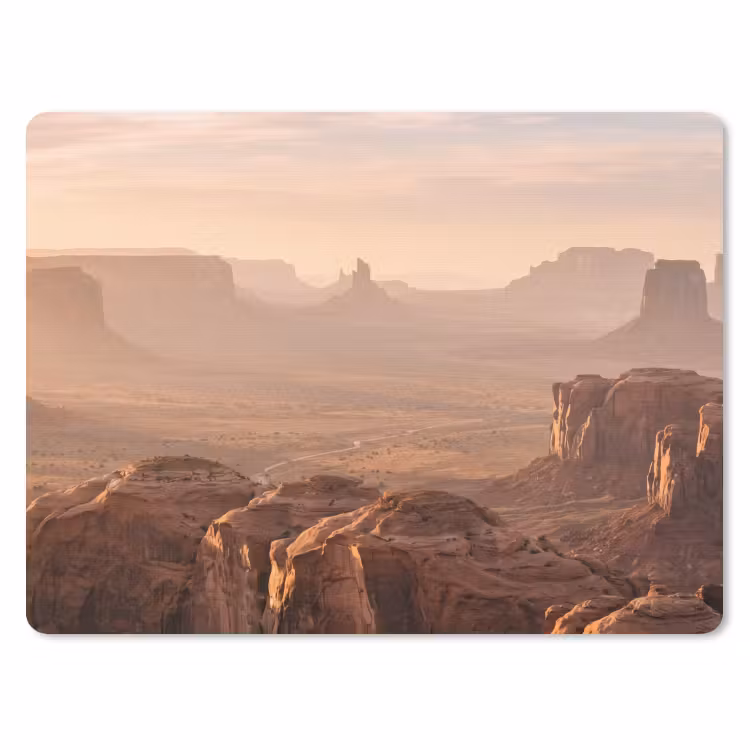 Woestijn - Landschap - Natuur muismat rubber klein -3d