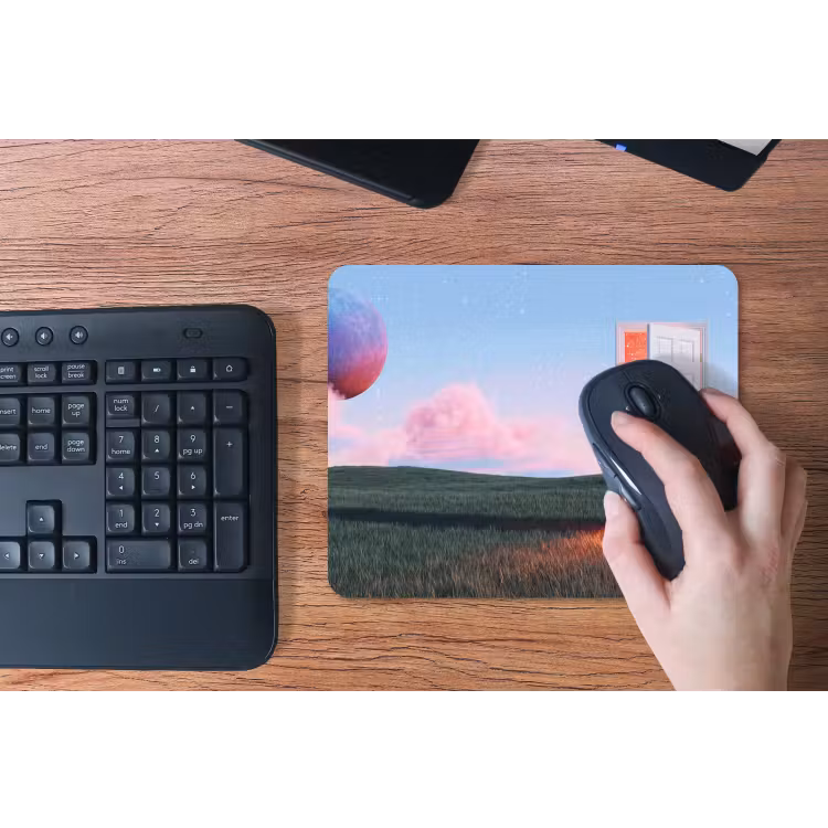 Mouse Pad - Door - Fantasy - Space - Deur - Fantasie - Ruimte muismat rubber klein