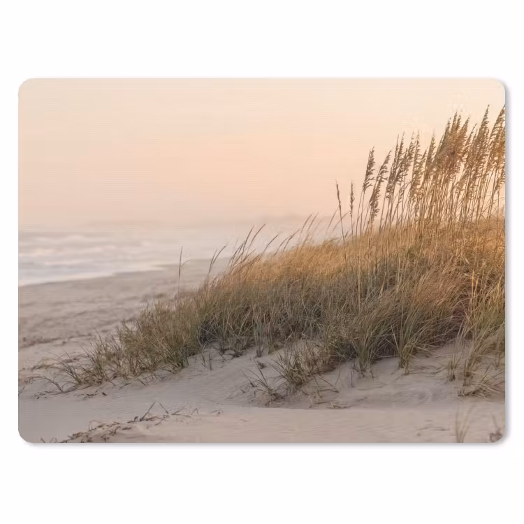 Duinlandschap - Zonsondergang - Strand muismat rubber klein -3d