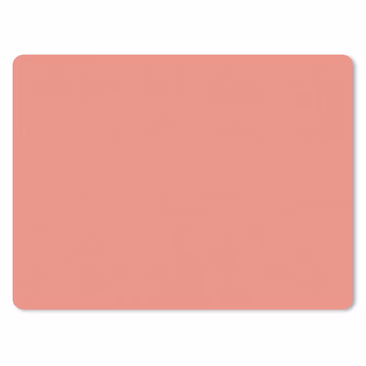 Dusty - Peach - Koraal muismat rubber klein 262 -3d