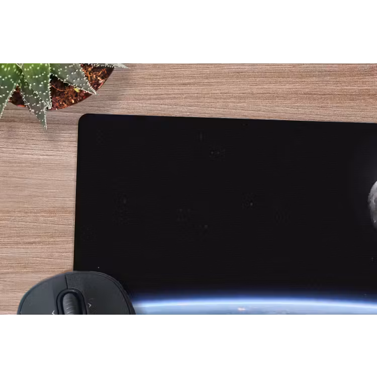 Mouse Pad - Earth - Night - Space - Aarde - Nacht - Ruimte muismat rubber klein