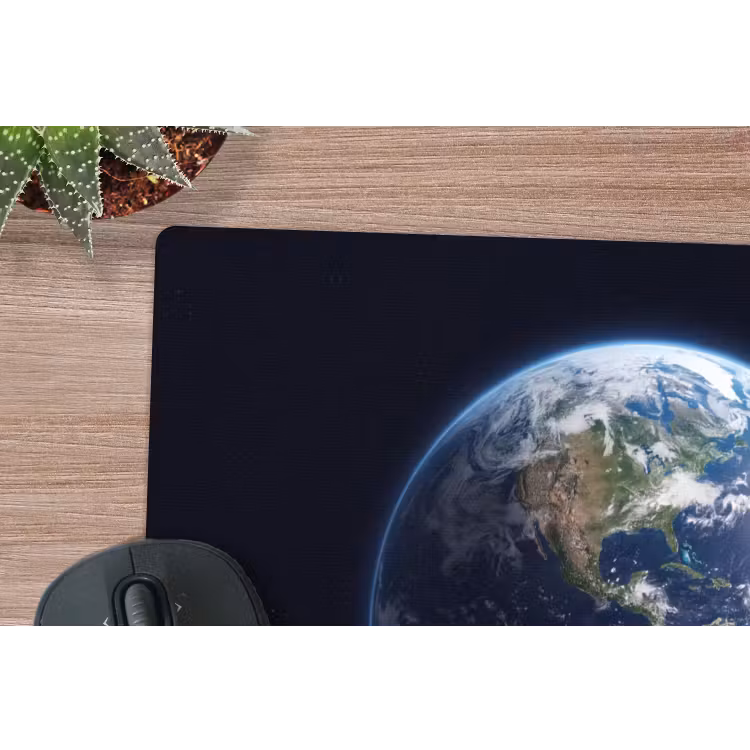 Mouse Pad - Earth - Space - Cosmos - Aarde - Ruimte - Kosmos muismat rubber klein