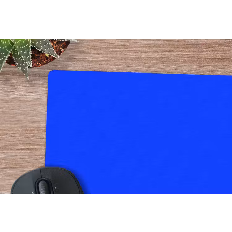 Electric - Blue - Blauw muismat rubber klein 262 -closeup