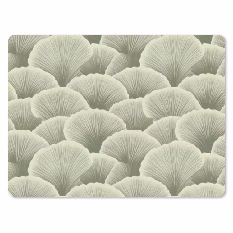 Waaier - Blad - Groen muismat rubber klein 262 -3d