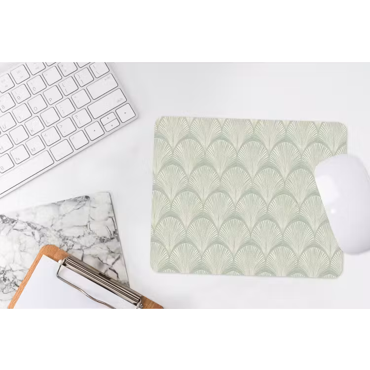 Waaiers - Patroon - Groen muismat rubber klein 262 -witbureau
