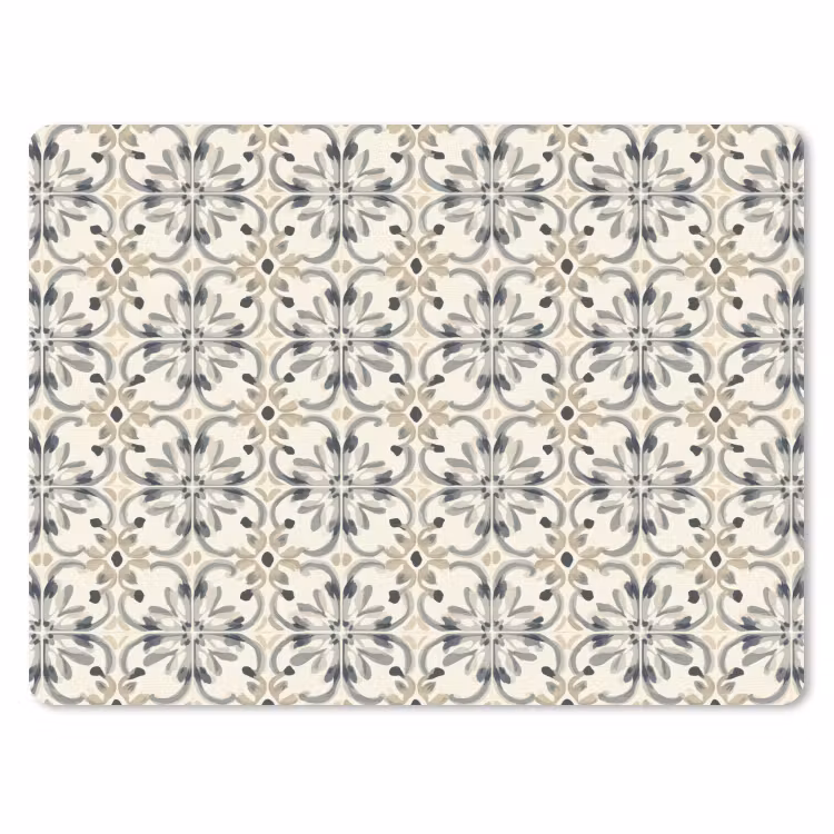 Floraal - Patroon - Kleurrijk muismat rubber klein 262 -3d