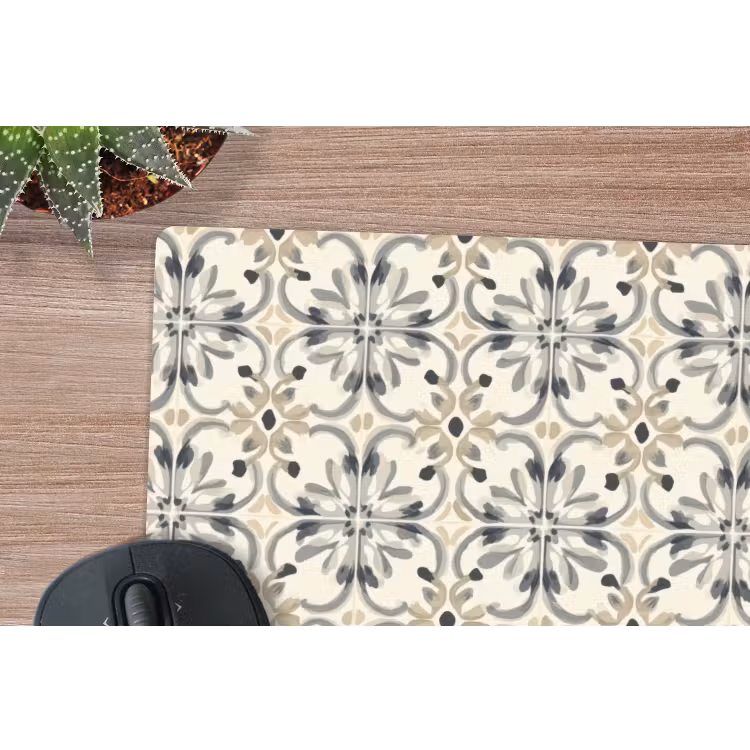 Floraal - Patroon - Kleurrijk muismat rubber klein 262 -closeup