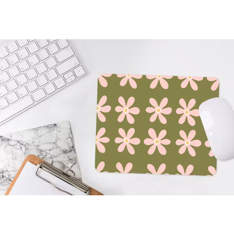 Bloem - Modern - Groen muismat rubber klein 262 -witbureau