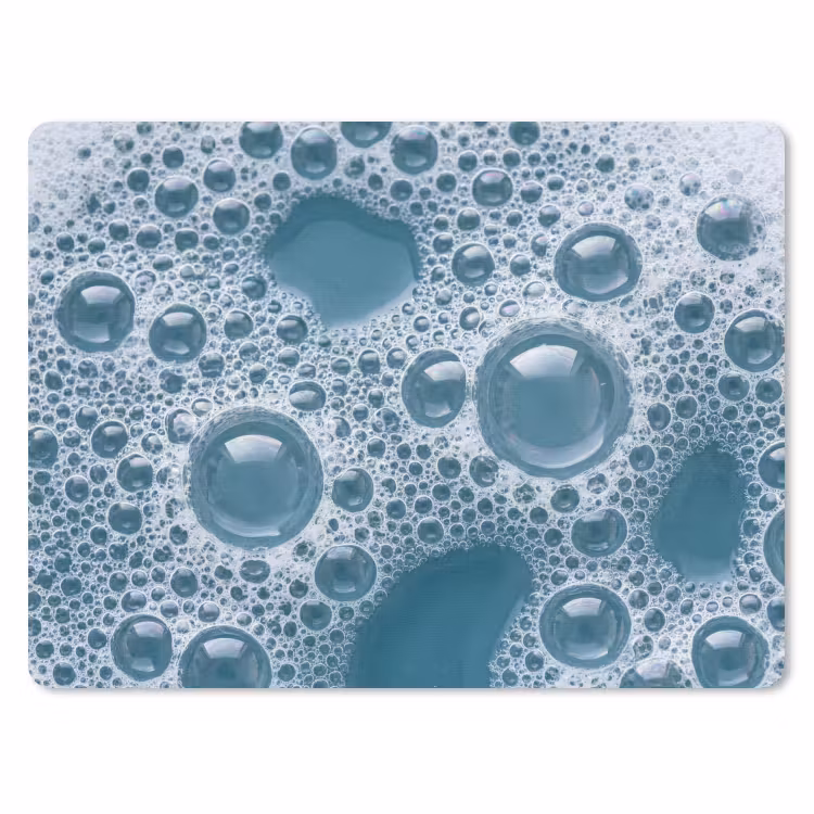 Schuim - Water - Textuur muismat rubber klein -3d