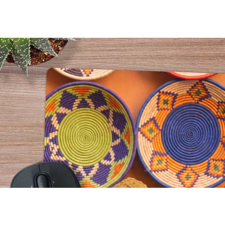 Mouse Pad - Food - Colorful - Culture - Eten - Kleurrijk - Cultuur muismat rubber klein