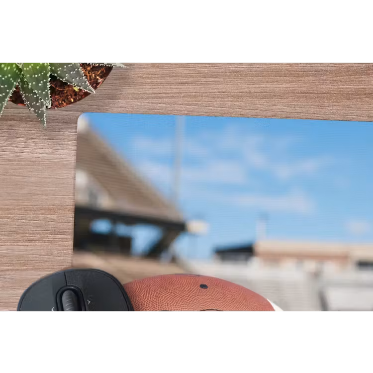 Football - Veld - Stadion - Sport muismat rubber klein -closeup