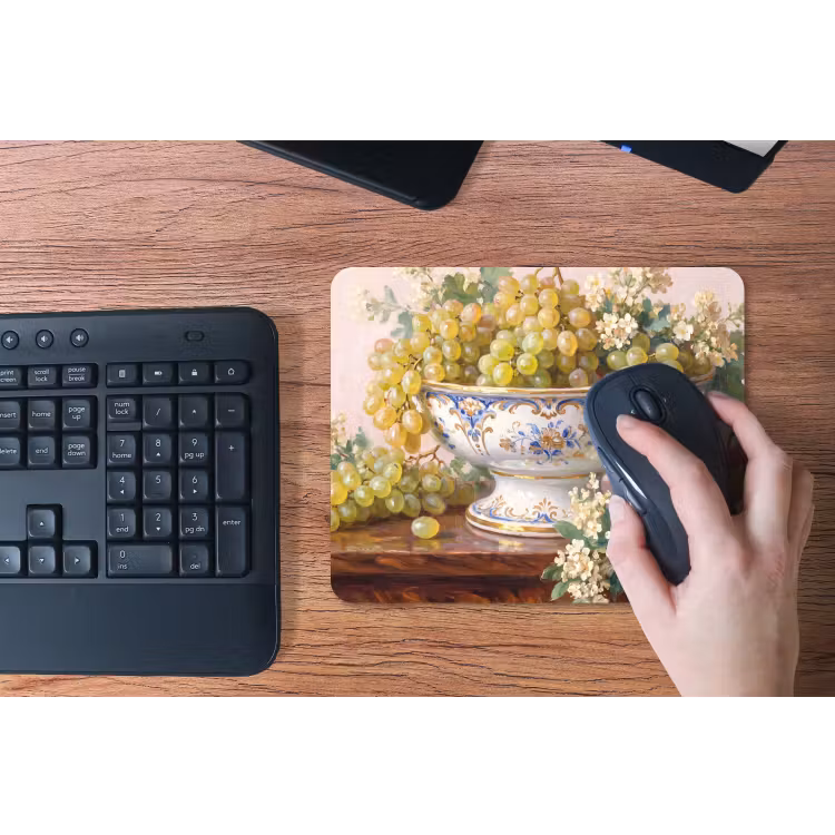 Mouse Pad - Fruit - Still Life - Classical - Fruit - Stilleven - Klassiek muismat rubber klein