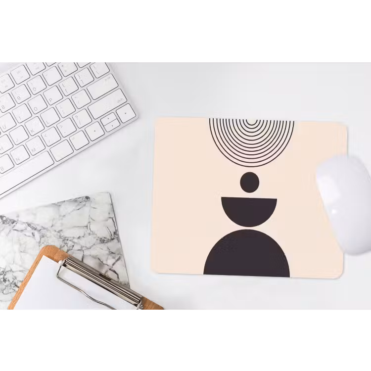 Mouse Pad - Geometric Balance - Art - Geometrische balans - Kunst muismat rubber klein