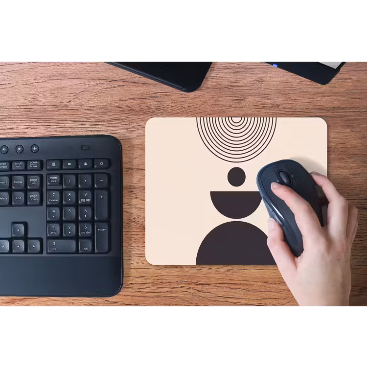 Mouse Pad - Geometric Balance - Art - Geometrische balans - Kunst muismat rubber klein