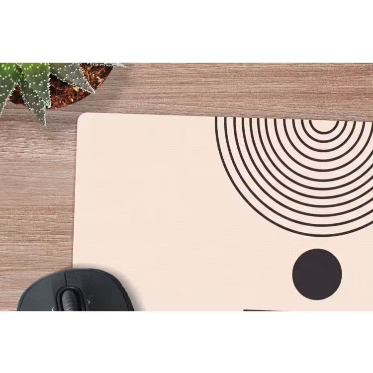 Mouse Pad - Geometric Balance - Art - Geometrische balans - Kunst muismat rubber klein