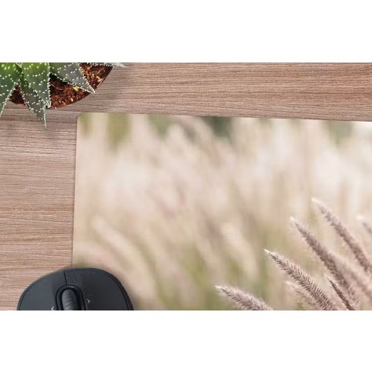 Gras - Close up - Groen muismat rubber klein -closeup