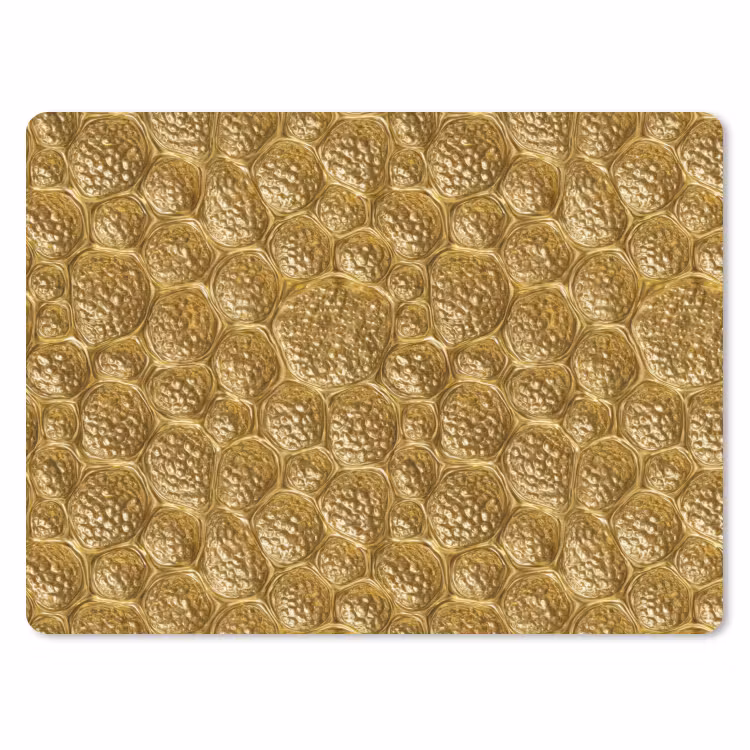 Gehamerd - Mozaïek - Antiek - Goud muismat rubber klein 262 -3d