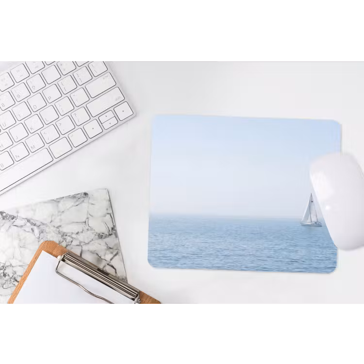 Horizon - Zeilboot - Zee muismat rubber klein -witbureau
